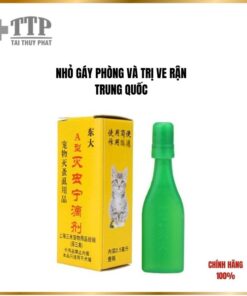 NHỎ GÁY TRỊ VE RẬN CHO CHÓ MÈO, THÚ CƯNG TRUNG QUỐC