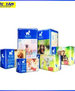 Bỉm Vệ Sinh Cho Chó Mèo Pet Soft 1 Bịch 12 Chiếc SZ XXS