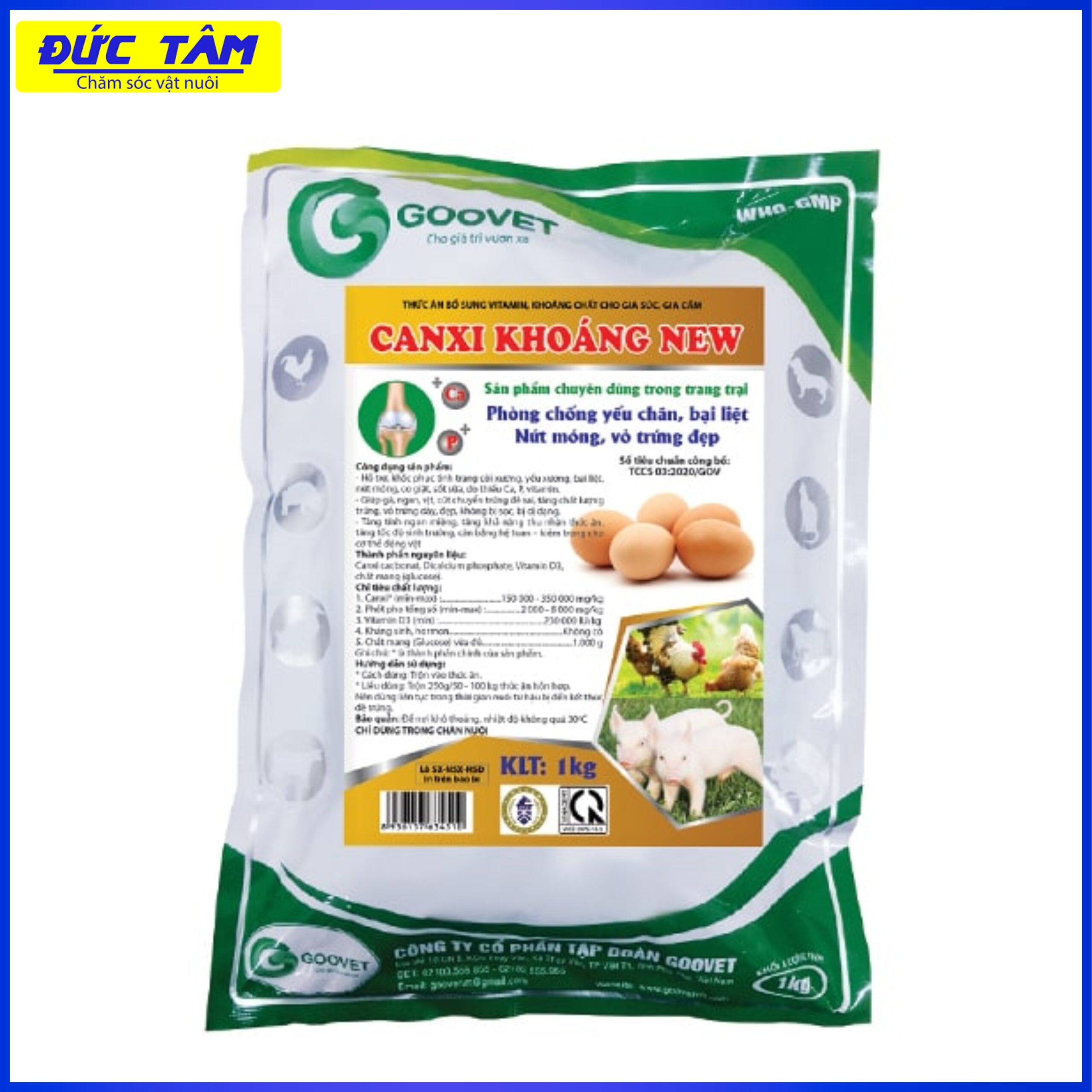 CANXI KHOÁNG NEW 1KG