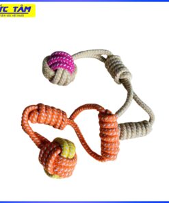 Đồ Chơi Thừng Tay Cầm Dây Xoắn cho chó