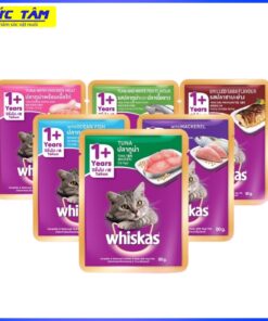 Pate mèo whiskas adult 85g các vị