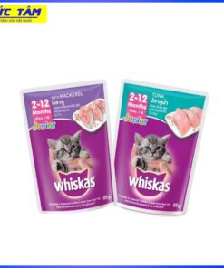 Pate Whiskas cho mèo nhỏ gói 85gr