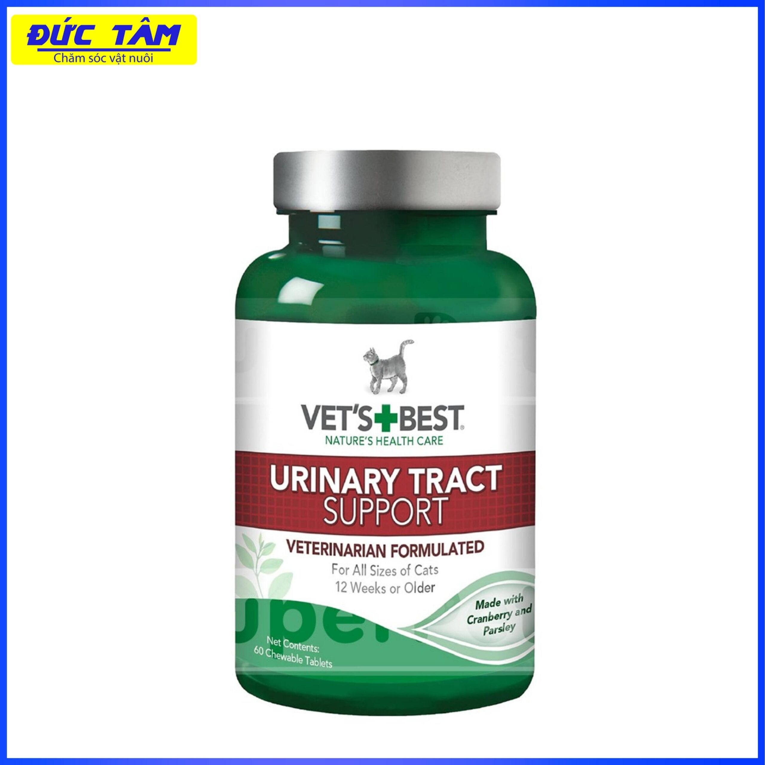 URINARY TRACT SUPPORT Viên Nhai Cải Thiện Đường Tiết Niệu Cho Mèo 60 Viên