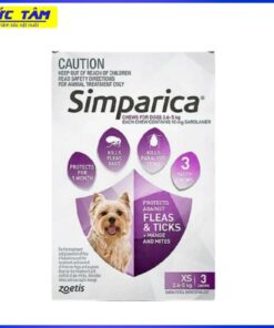 Viên nhai simparica (2.6 - 5kg)